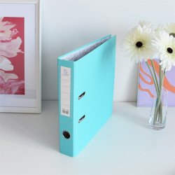 Iratrendező A4, 5cm,lapraszerelt, Bluering® Smart türkiz Iratrendező Bluering