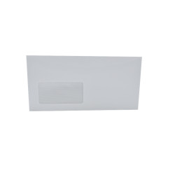 Boríték LC6/5 enyvezett külső záródású bal ablakos 45x90mm 114x229mm B20A15 Bluering® Boríték Bluering