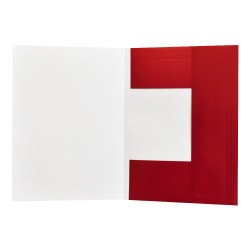 Iratgyűjtő, táblázatos pólyás dosszié A4, 230g. karton Bluering® piros Pólyás dosszié Bluering