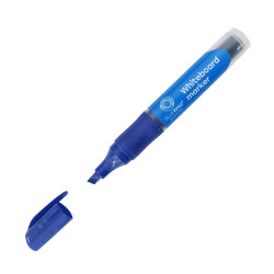 Táblamarker 2,2-5,2mm, vágott hegyű, cserélhető betétes, Bluering kék Táblamarker Bluering