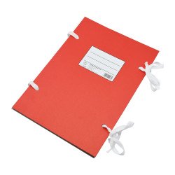 Szalagos irományfedél A4, 1m-es szalaggal Bluering® piros Szalagos irományfedél Bluering