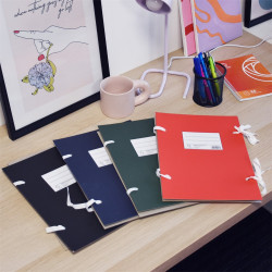 Szalagos irományfedél A4, 1m-es szalaggal Bluering® piros Szalagos irományfedél Bluering