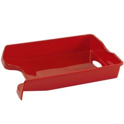 Irattálca műanyag 355, 355x255x60mm, Bluering®, piros Irattálca Bluering