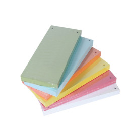 Elválasztócsík, karton 190g. 10,5x24cm, 100 db/csomag, Bluering® fehér Elválasztó lap Bluering