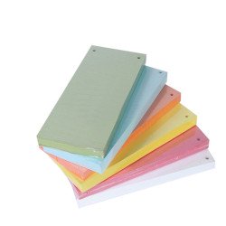 Elválasztócsík, karton 190g. 10,5x24cm, 100 db/csomag, Bluering® fehér Elválasztó lap Bluering