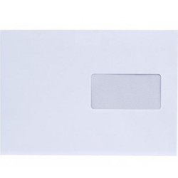 Boríték LC/5 szilikonos bélésnyomott bal ablakos 35x90mm 162x229mm B20A20 Bluering® fehér Boríték Bluering