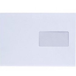 Boríték LC/5 szilikonos bélésnyomott bal ablakos 35x90mm 162x229mm B20A20 Bluering® fehér Boríték Bluering