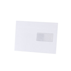 Boríték LC/5 szilikonos bélésnyomott jobb ablakos 45x90mm 162x229mm J20A60 Bluering® fehér Boríték Bluering