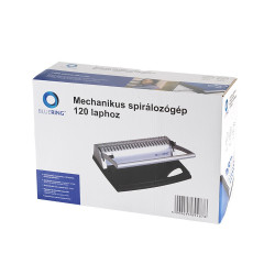 Spirálozógép, műanyag spirálkötéshez, 120lap lyukasztás 8lap Bluering® COMBINDER 120 Spirálozógép Bluering