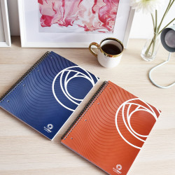 Spirálfüzet A4, 80lap, perforált lyukasztott Bluering® vonalas Spirálfüzet Bluering