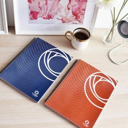 Spirálfüzet A4, 80lap, perforált lyukasztott Bluering® vonalas Spirálfüzet Bluering