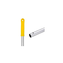 Felmosónyél alumínium csiszolt 130 cm pattintós_A130Y sárga véggel Nyelek Selmop