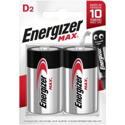 Elem góliát LR20D Max 2 db/csomag, Energizer Elem, akkumulátor, töltő Energizer