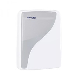 Adagoló hajtogatott kéztörlőhöz műanyag fehér Slim Identity Lucart_892986 Adagolók, tárolók, készülékek Lucart