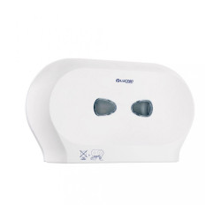 Adagoló kistekercses toalettpapírhoz műanyag fehér Twin Mini Jumbo Lucart_892377 Adagolók, tárolók, készülékek Lucart