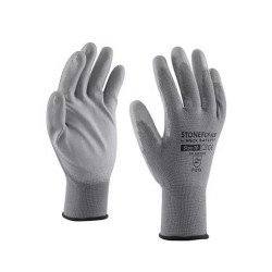 Szerelőkesztyű poliészter PU tenyérmártással XL-es méret Guarder szürke Szerelőkesztyű Egyéb