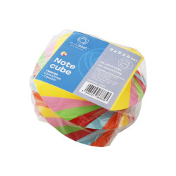 Kockatömb 9x9x6cm, csavart 600lap Bluering® színes Kockatömb Bluering