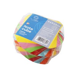 Kockatömb 9x9x6cm, csavart 600lap Bluering® színes Kockatömb Bluering