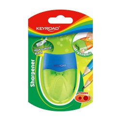 Hegyező 2 lyukú tartályos Keyroad Mellow vegyes színek Hegyező Keyroad