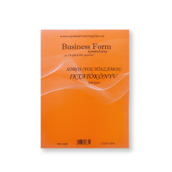Soros iktatókönyv (folyószámos) A4, álló 100lap, C.5230-152/A Nyilvántartás Egyéb
