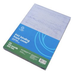 Előlap, A4, 200 micron 100 db/csomag, Bluering® átlátszó Kötészeti kellék Bluering