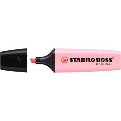 Szövegkiemelő 2-5mm, vágott hegyű, STABILO Boss original Pastel pink Szövegkiemelő Stabilo