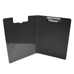 Felírótábla fedeles extra merev A4, PP Bluering® fekete Felírótábla Bluering