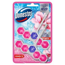 WC illatosító 2 x 50 g Power5 Domestos Pink Magnolia Toalett tisztító, WC illatosító Domestos