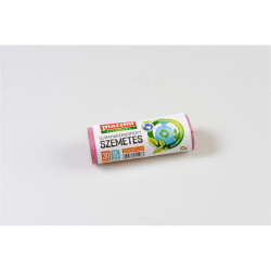 Szemeteszsák újrahasznosított 30 liter 50 x 60 cm 15 db/tekercs Mazzini_mályva Szemeteszsák Mazzini