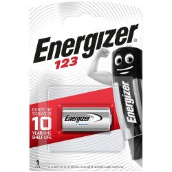 Elem CR123A lítium fotóelem 1 db/csomag, Energizer Elem, akkumulátor, töltő Energizer