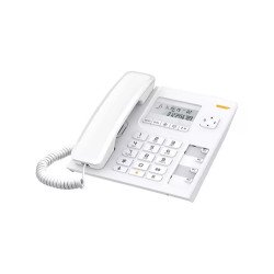 Telefonkészülék ALCATEL T56 (vezetékes, kijelző) fehér Fax - telefon Alcatel