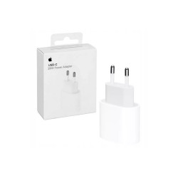 Töltő hálózati APPLE Type-C aljzat (20W, PD gyorstöltő, MUVV3ZM/A és MHJE3ZM/A utód) fehér Telefontöltő, kábel Apple