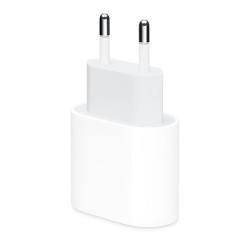 Töltő hálózati APPLE Type-C aljzat (20W, PD gyorstöltő, MUVV3ZM/A és MHJE3ZM/A utód) fehér Telefontöltő, kábel Apple