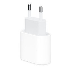 Töltő hálózati APPLE Type-C aljzat (20W, PD gyorstöltő, MUVV3ZM/A és MHJE3ZM/A utód) fehér Telefontöltő, kábel Apple