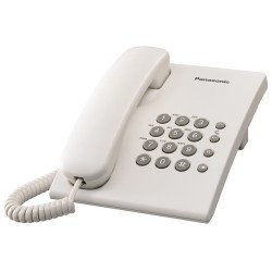 Telefonkészülék PANASONIC KX-TS500HGW (vezetékes) fehér Fax - telefon Panasonic
