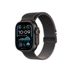 Okosóra APPLE Watch Ultra2 v2 Cellular 49mm Black titanium Case with Black titanium Milanese Loop - S Okosóra Apple