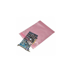 Simítózáras tasak 254x305mm, antisztatikus 100 db/csomag, rózsaszín Simítózáras tasak Egyéb