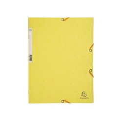 Gumis mappa karton  prespán A/4 Exacompta citromsárga Gumis mappa Exacompta