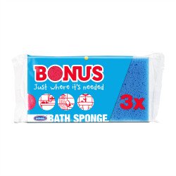 Fürdőszivacs 3 db/csomag Bonus B057 Szivacsok, kendők, súrolók Bonus