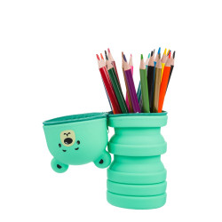 Tolltartó, szilikon, maci, Nebulo Tolltartó Nebulo