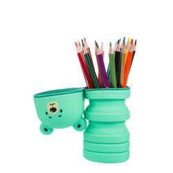 Tolltartó, szilikon, maci, Nebulo Tolltartó Nebulo