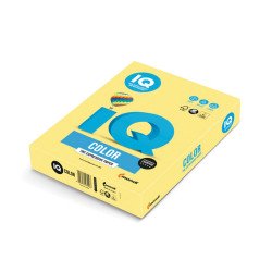 Másolópapír, színes, A4, 160g. IQ Color YE23 250ív/csomag, pasztel sárga Másolópapír színes IQ