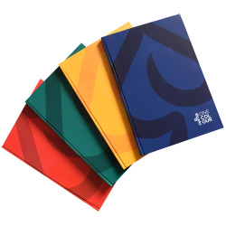 Mutató, beíró A4, 96lap, keményfedeles egyszínű ABC regiszteres Lipa Mill vonalas Mutató Lipa Mill