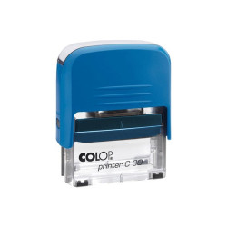 Bélyegző C30 Colop kék átlátszó ház/kék párna Bélyegző és kelléke Colop