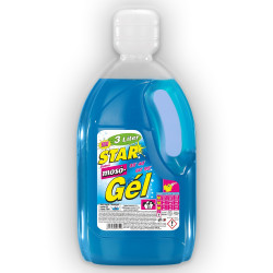 Mosógél 3 liter (30 mosás) fehér és színes ruhákhoz Dalma Star Aktív Mosószerek Dalma