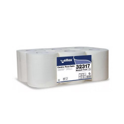 Kéztörlő 2 rétegű tekercses átmérő: 20 cm 100% cellulóz 6 tekercs/karton Celtex_32317 hófehér Papírtörlők Celtex