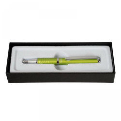 Golyóstoll metál teazöld test, Zebra SLF1, írásszín kék Golyóstoll Zebra