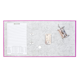 Iratrendező A4, 7,5cm,lapraszerelt, Bluering® Smart lila Iratrendező Bluering