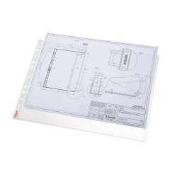Genotherm lefűzhető, A3, 85 micron, narancsos felület, fekvő, Esselte 10 db/csom Lefűzhető genotherm Esselte