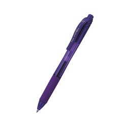 Rollertoll zselés golyóátmérő 0,7 mm, Pentel EnerGelX BL107-VX, írásszín lila Rollertoll Pentel